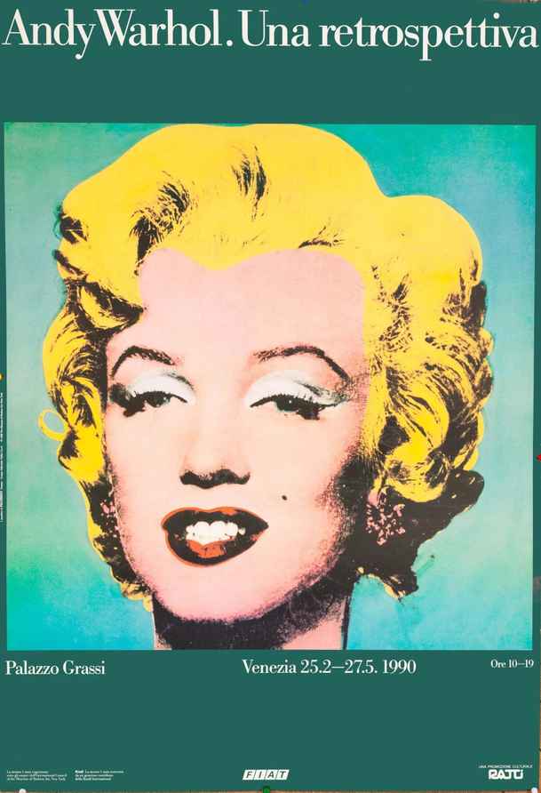 Andy Warhol【Marilyn Monroe】vintage poste Original Andy Warhol Exma Marilyn Monroe Vintage Pop Art Poster