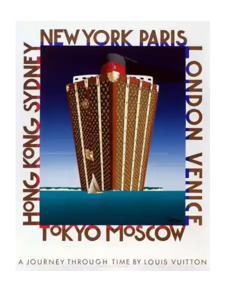 Louis Vuitton A Journey Through Time Original Vintage Poster