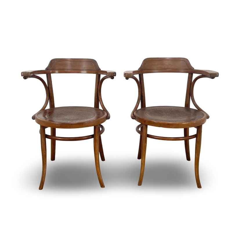 Vintage Thonet Armchairs For Sale | Vinterior