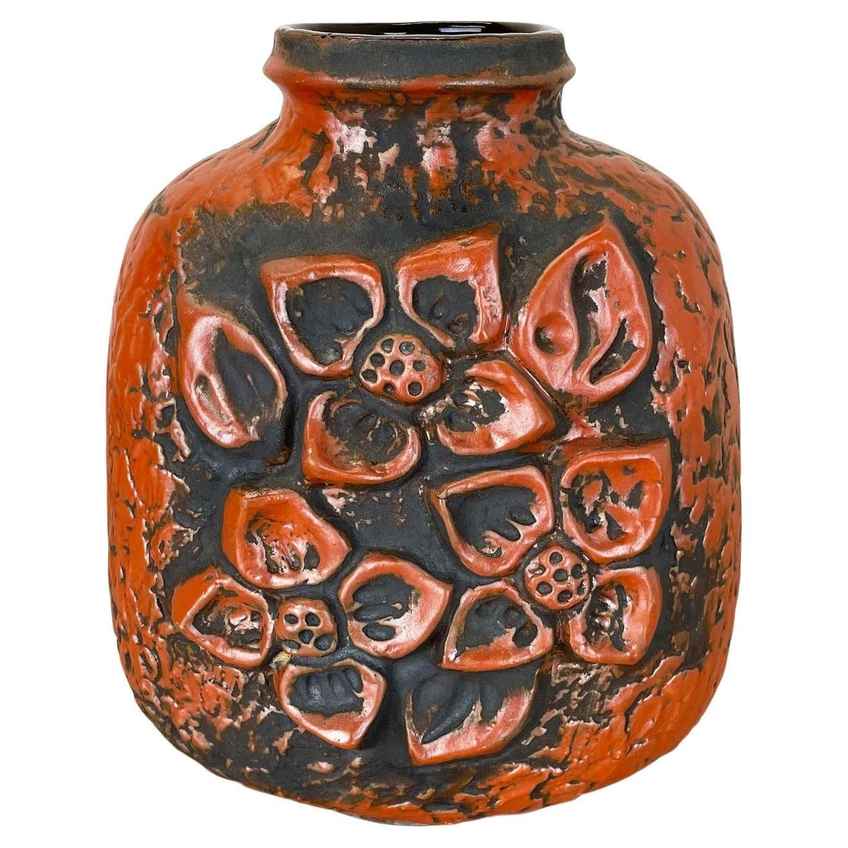 Fat Lava Ceramic Pottery Vase Heinz Siery Carstens Tönnieshof