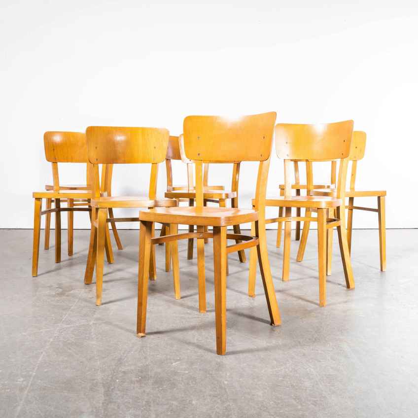 1940's Thonet Original Single Hoop Bentwood Chairs – Set Of