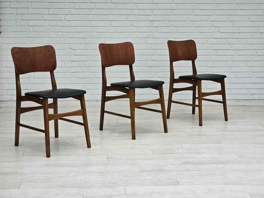 Danish Dining Chairs In Teak By Ib Kofoed Larsen, 1960s, Set Of 6