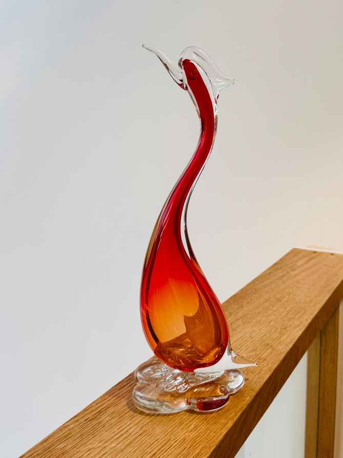 Rcr Royal Crystal Rock Female Dancer Glass Ornament Figurine