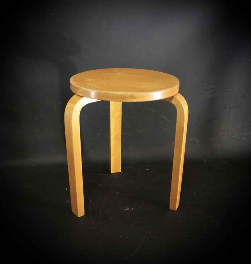 Vintage '99 Ikea 'Frosta' – Design After Alvar Aalto 'Stool E60