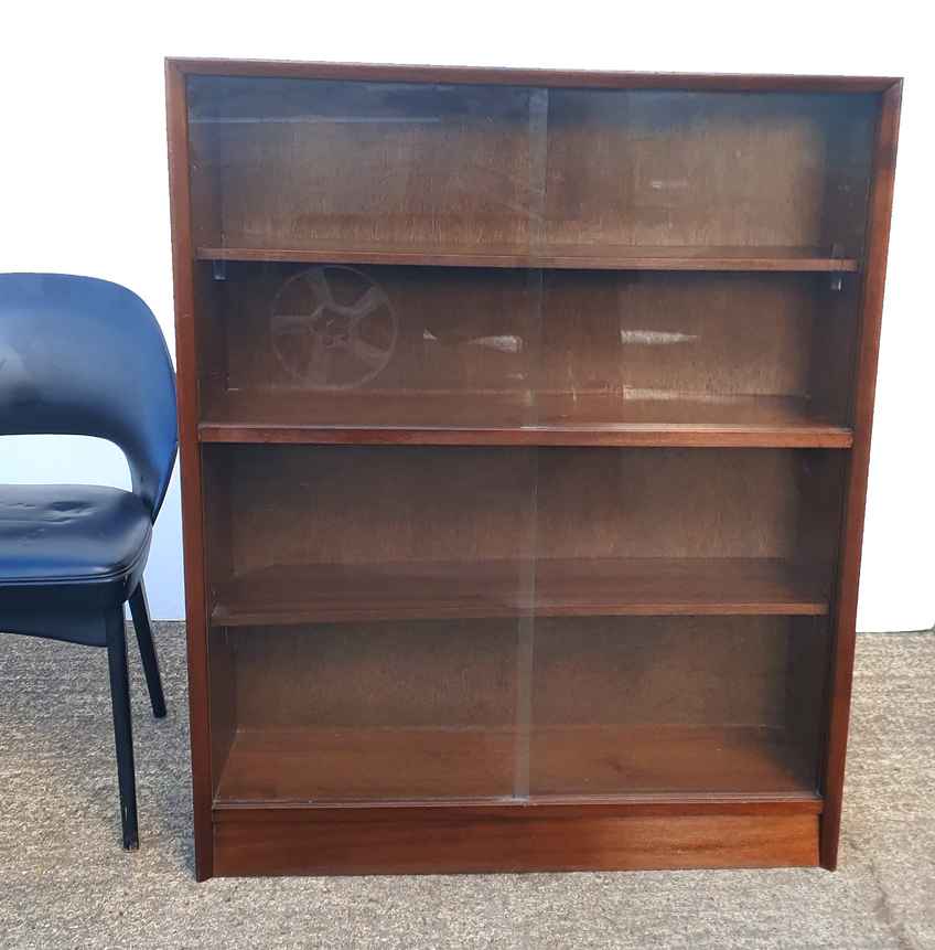 Herbert E Gibbs Bookcase With Glass Doors And Cupboards | A. G.