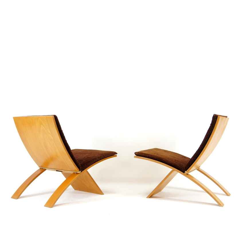 Retro Japanese Nychairx Folding Chairs (Each) | Takeshi Nii