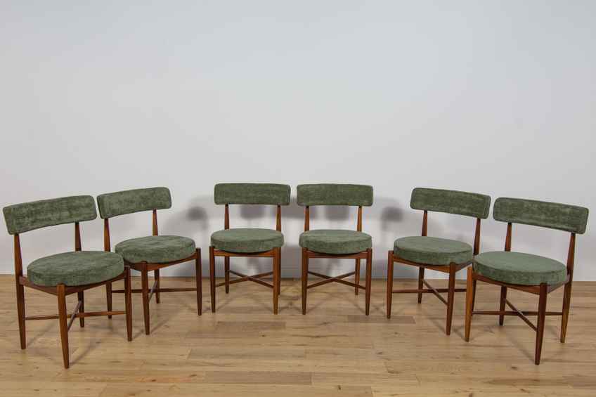 Danish Dining Chairs In Teak By Ib Kofoed Larsen, 1960s, Set Of 6