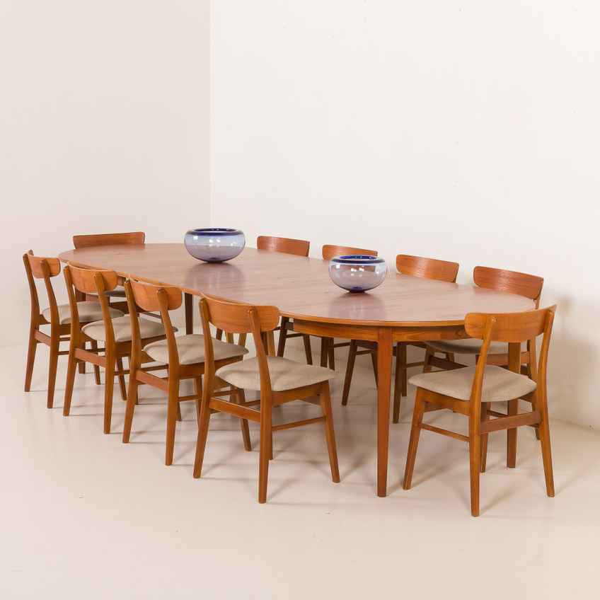 Pierre Jeanneret, Teak Judge's Lunch Table From Chandigarh, India