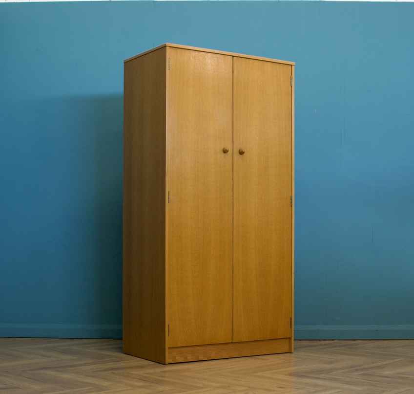 Mid Century Oak Wardrobe From Meredew, 1960s | Meredew | Vinterior