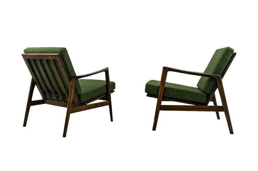 Pair Of Mid Century Cintique Armchairs | Cintique | Vinterior