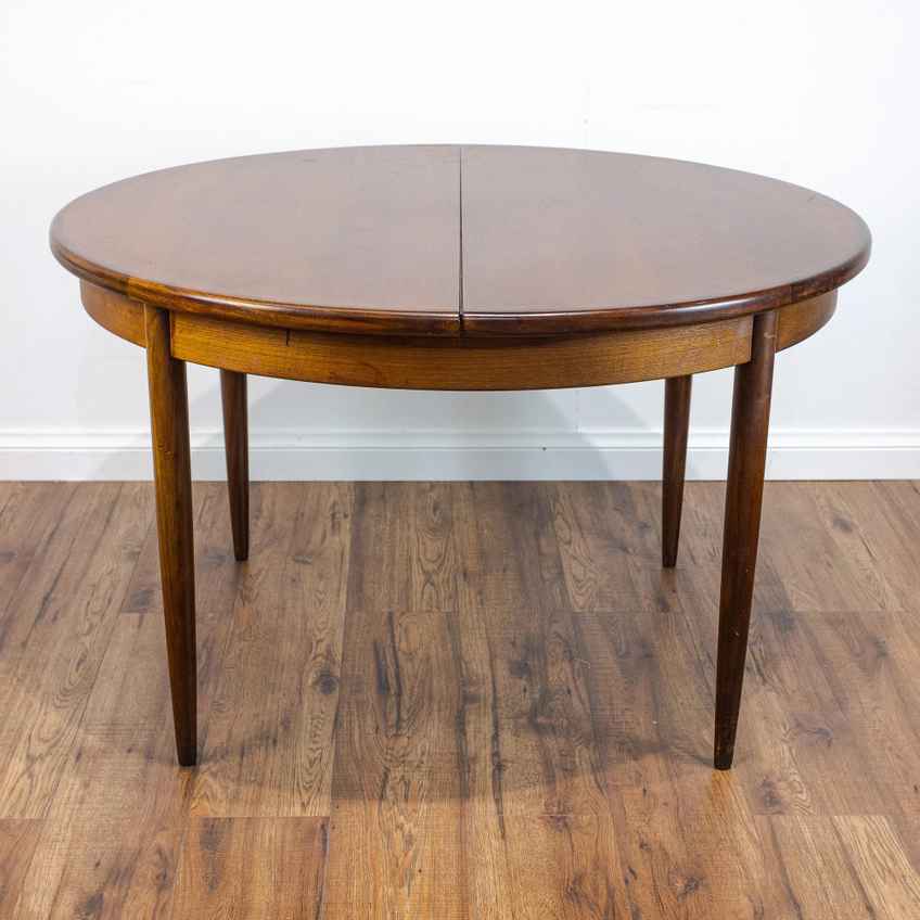 ダイニングテーブル G-PLAN g-plan Round Extension Table Round Extending Teak Dining Table By G Plan From 1960's Mid