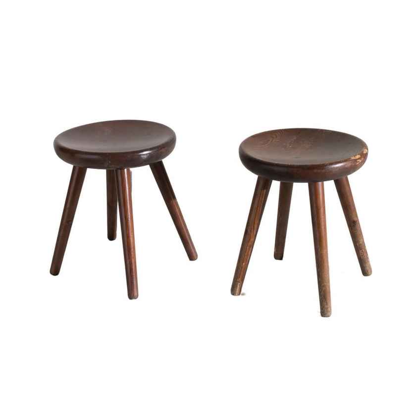 Bar Stools By Charlotte Perriand For Les Arcs, France, 1960s