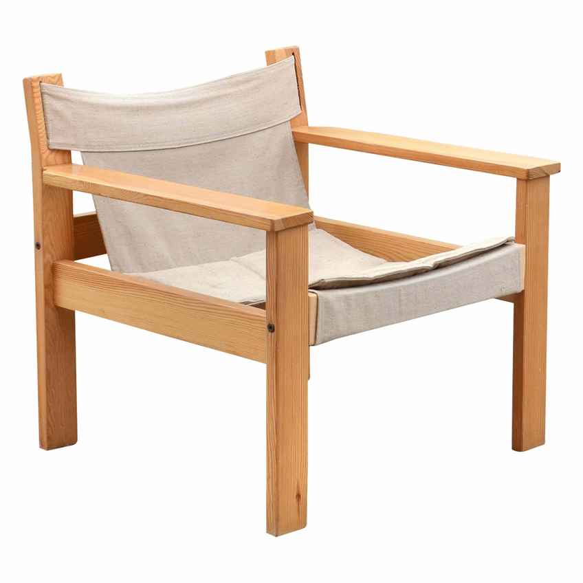 Spanish Brutalist Chair In Wood, 1960s | Vinterior