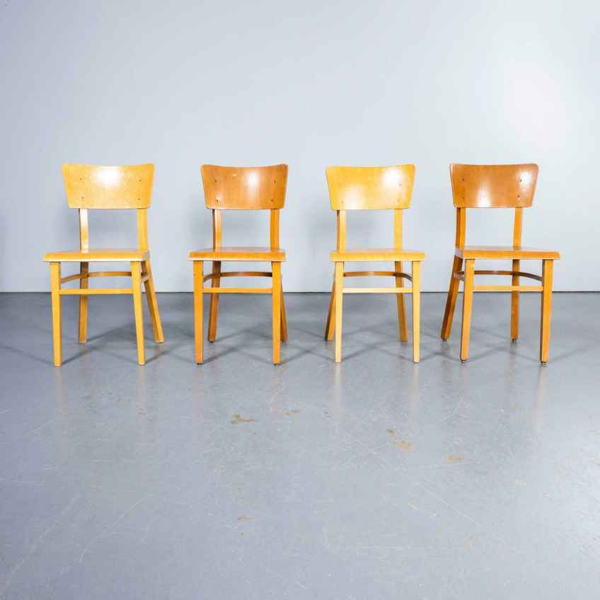 1940's Thonet Original Single Hoop Bentwood Chairs – Set Of