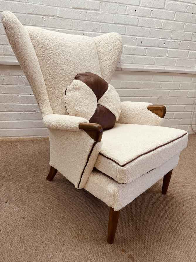 Fab Vintage Parker Knoll Pk757 Papa Bear Chair Armchair Ochre