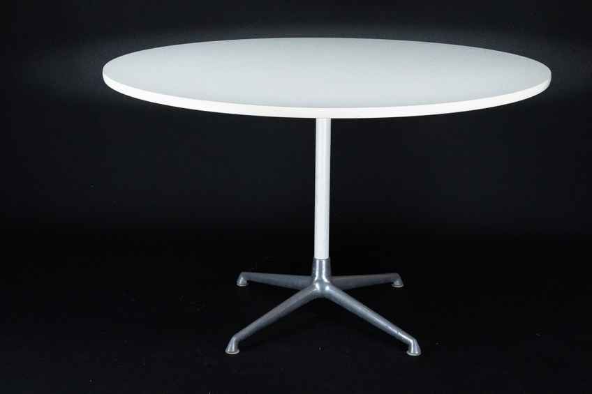 Large Segmented Round Dining Table By Charles & Ray Eames For