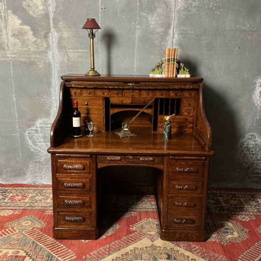 Stylish Antique Rolltop Desks | Vinterior