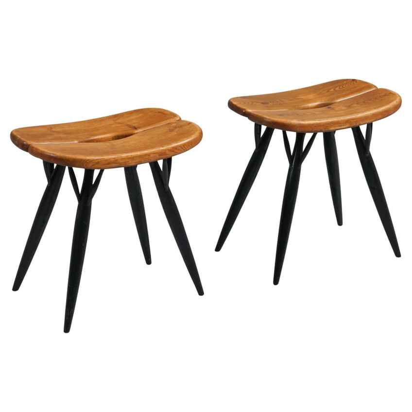 Hongist stool（Hi） / Ilmari Tapiovaara Mid Century “Hongisto” Stool Attr. To Ilmari Tapiovaara For