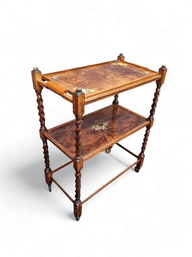 Vintage Metamorphic Table Trolley Besway Folding Serving Tea Cart Vintage Metamorphic Table Trolley Besway Folding Serving Tea Cart