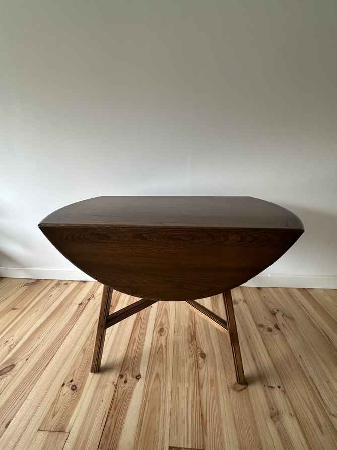 Ercol 377 Old Colonial Drop Leaf Table In Elm | Vinterior