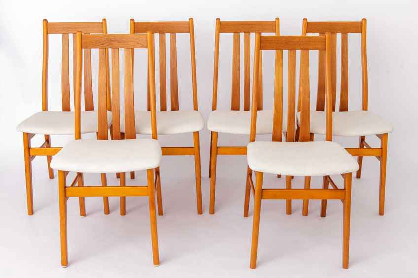 Set Of 6 Farstrup Teak Dining Chairs, Danish Mid Century Chairs