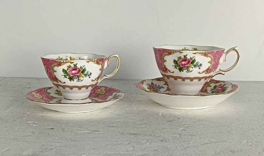 Royal Albert Set For Six, Made In England, Berkeley Pattern, Tea