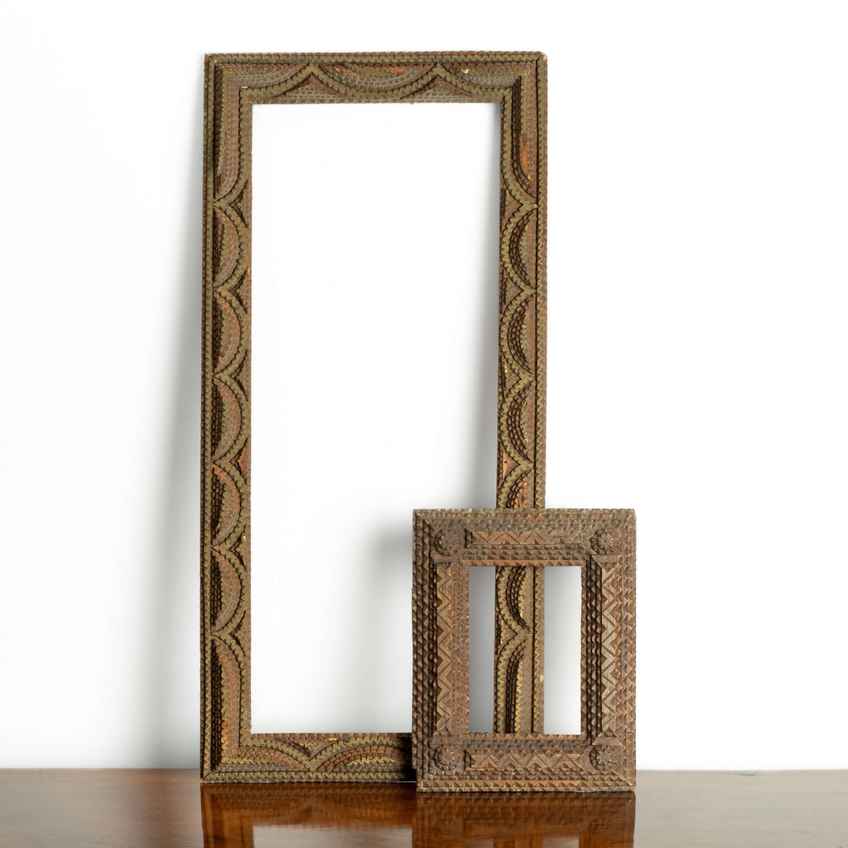 Old French glass ribbon frame. French Decoration Collection