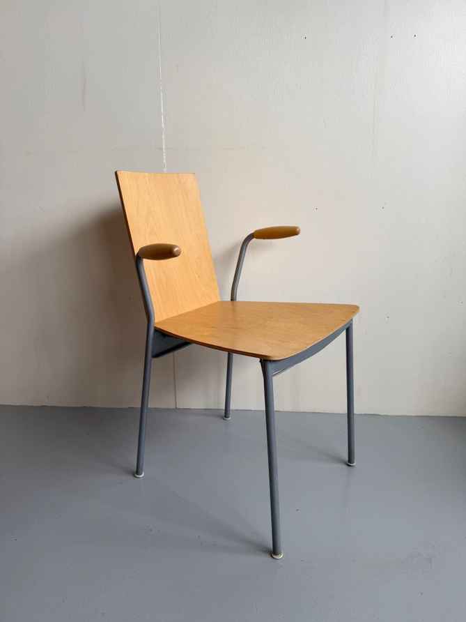 Ikea Gilbert Chair – 1990s Vintage Stackable Dining Chair, Teak