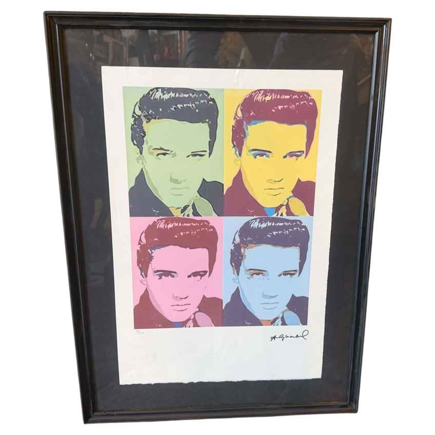 1993 Andy Warhol Four Monkeys Large Framed Lithograph Print | Andy