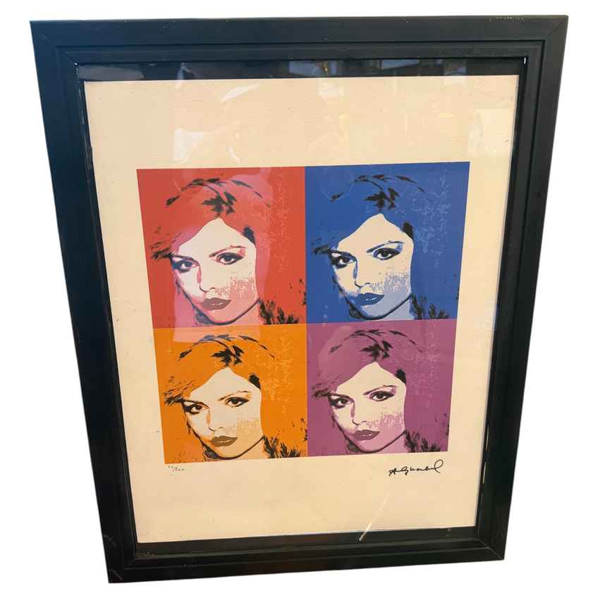 1993 Andy Warhol Four Monkeys Large Framed Lithograph Print | Andy
