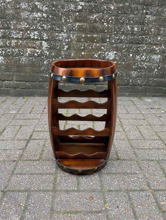 Michael Noll Style 9 Bottle Wine Rack In Polished Aluminium