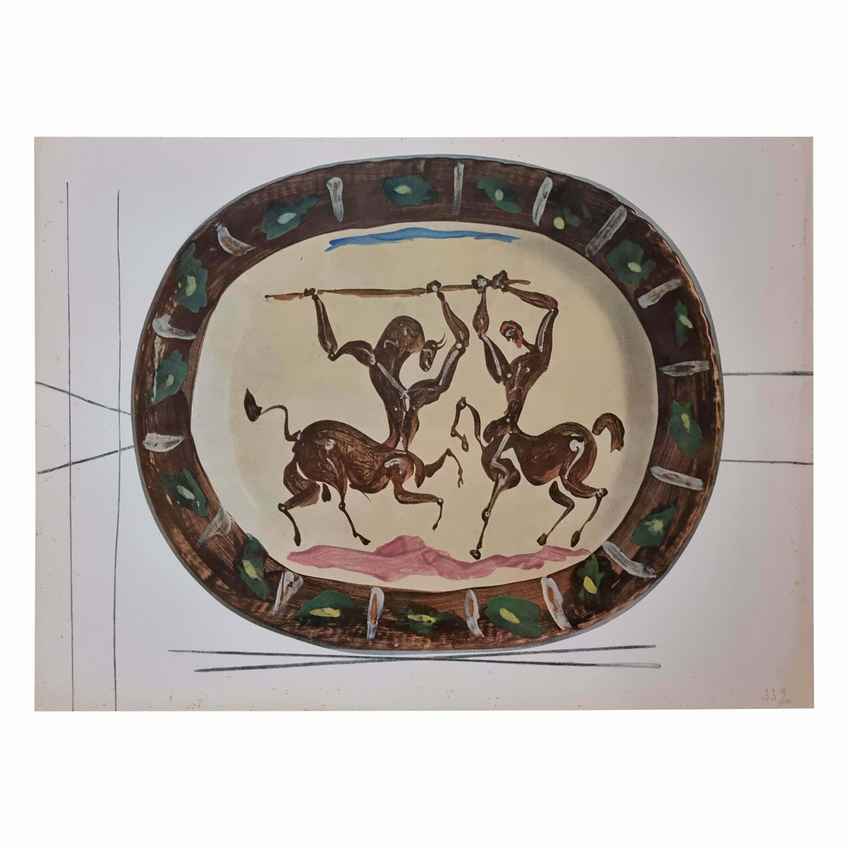 Albert Skira Print Of Shepard Ceramic Plate From 