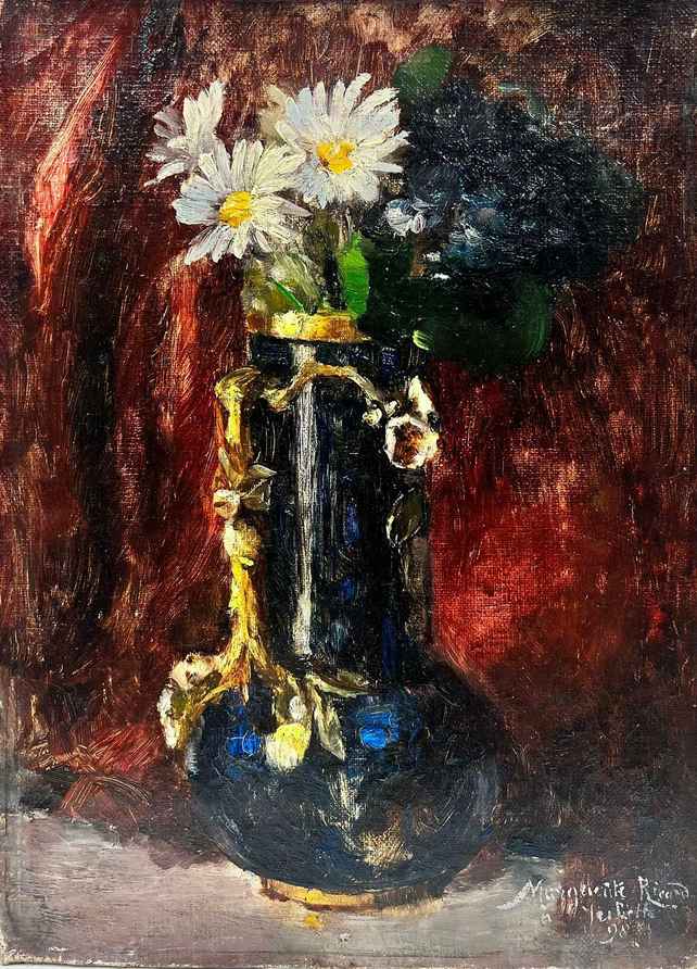 French School1950's French Expressionist Signed Oil Still Life