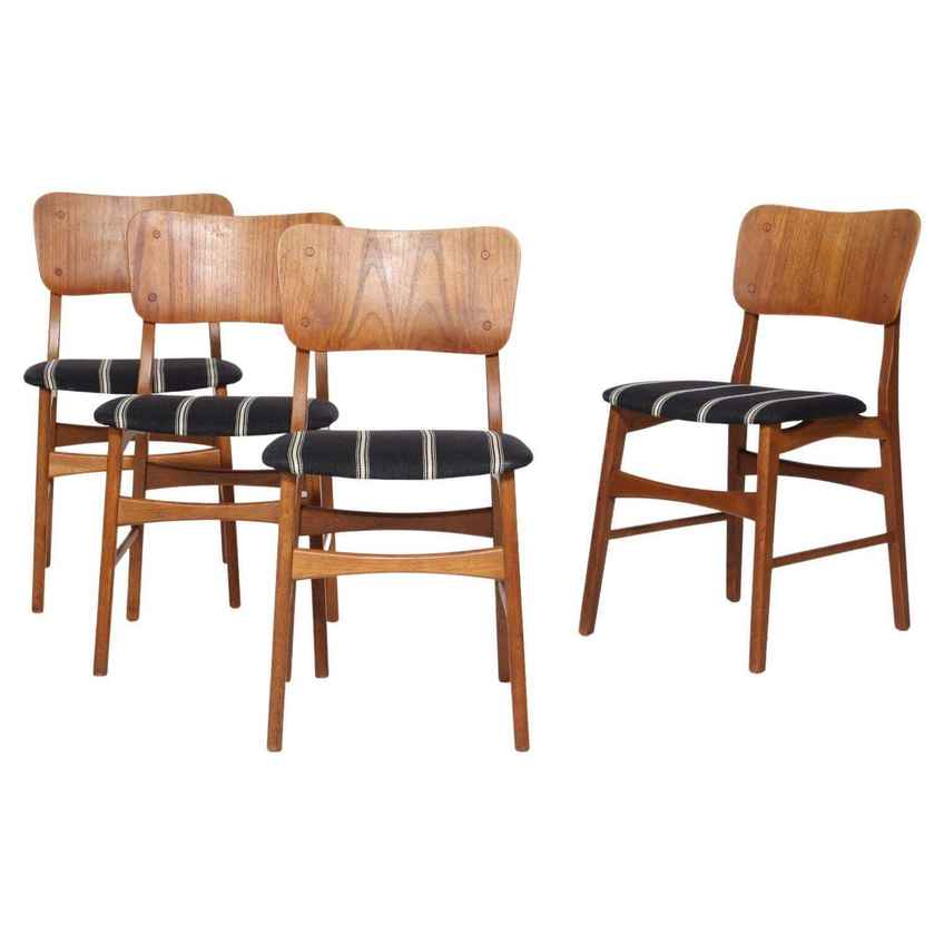 Danish Dining Chairs In Teak By Ib Kofoed Larsen, 1960s, Set Of 6