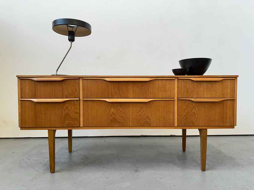 Vintage Stonehill 1970s Teak Danish Sideboard. Retro Mid Century G