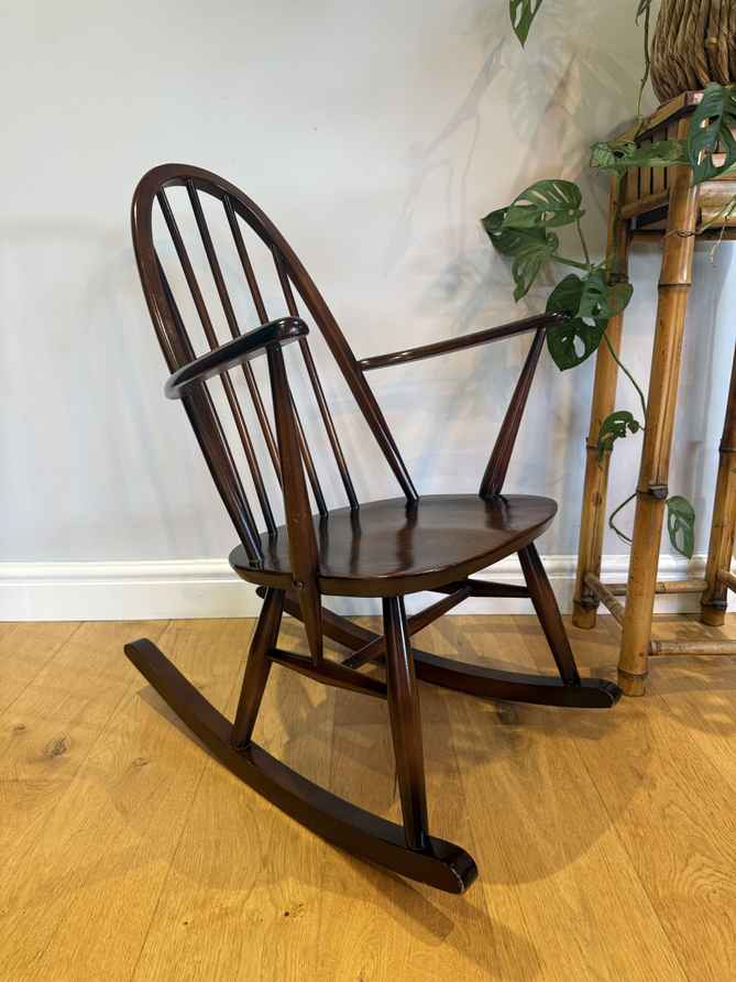 Small Vintage Ercol Rocking Chair, Childs, Bedroom, Accent Chair