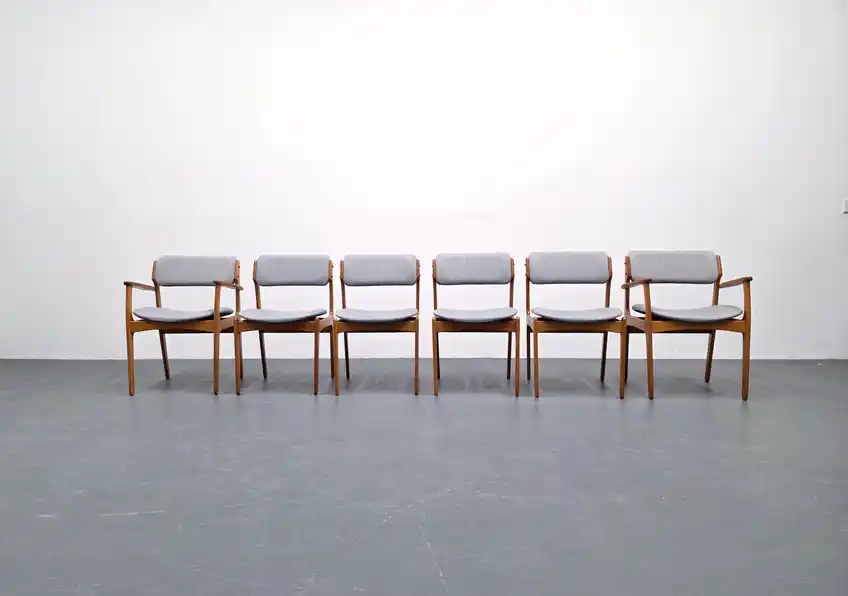 Set Of 2 Chairs Model 89 By Erik Buch For Anderstrup Møbelfabrik