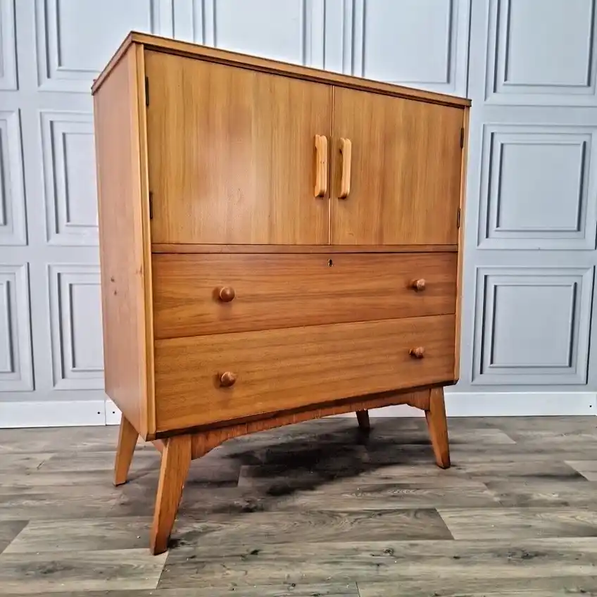 Vtg Mid Century Modernist Style Ikea Varde Sideboard Kitchen