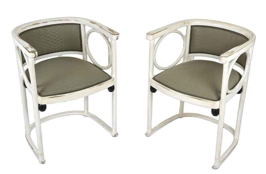 Austrian Bentwood & Cane Armchair From Josef Hofmann, 1900s