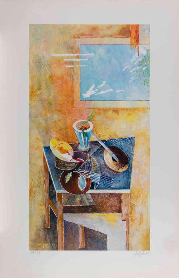 Fabrizio Clericiuntitled Lithograph By Fabrizio Clerici 1980s1980s