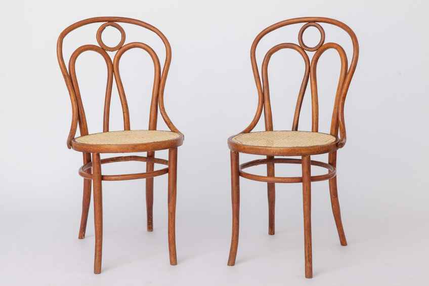 1940's Thonet Original Single Hoop Bentwood Chairs – Set Of