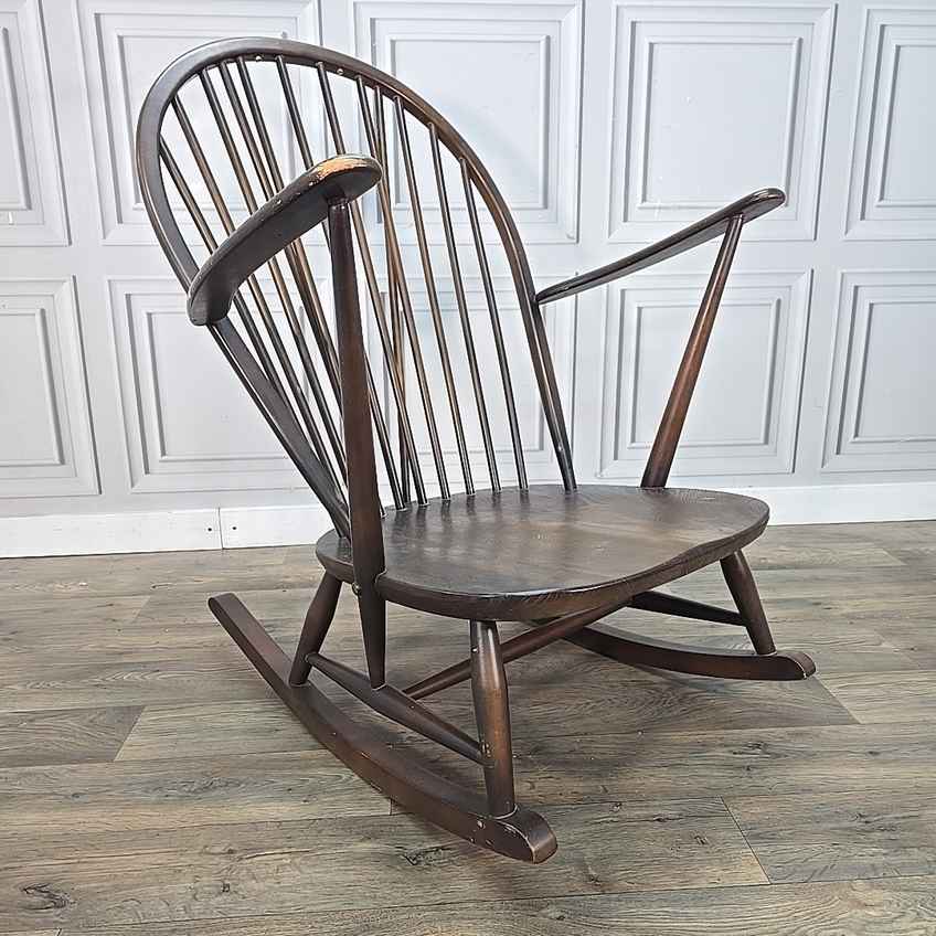 Small Vintage Ercol Rocking Chair, Childs, Bedroom, Accent Chair