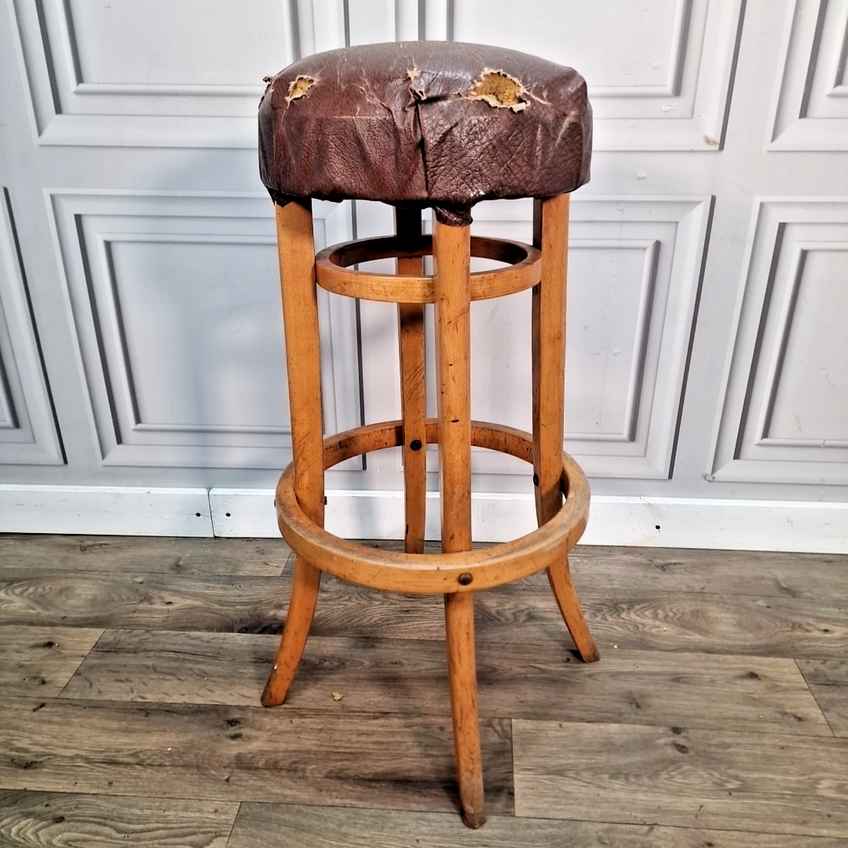 Vintage Ikea Frosta Bar High Stool With Bentwood Frame Similar To