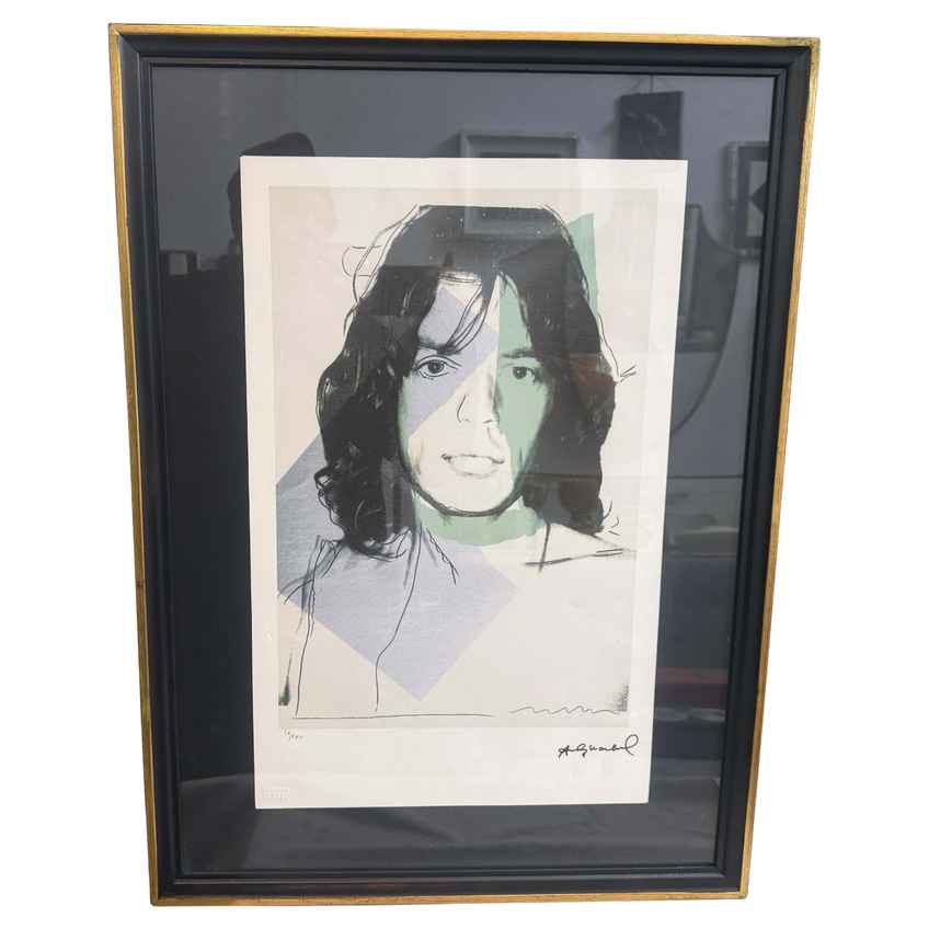 1993 Andy Warhol Four Monkeys Large Framed Lithograph Print | Andy