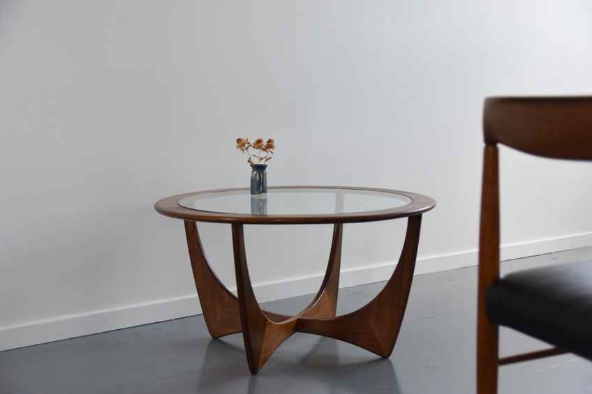 G Plan Teak Coffee Table With Glass Insert, Rectangular | V B