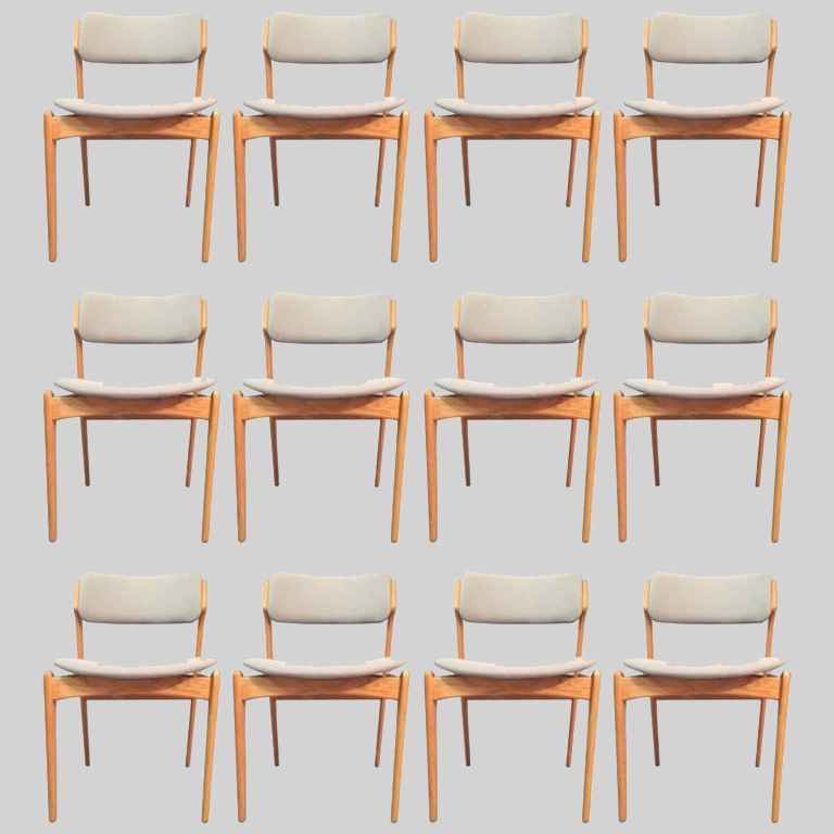 Set Of 2 Chairs Model 89 By Erik Buch For Anderstrup Møbelfabrik